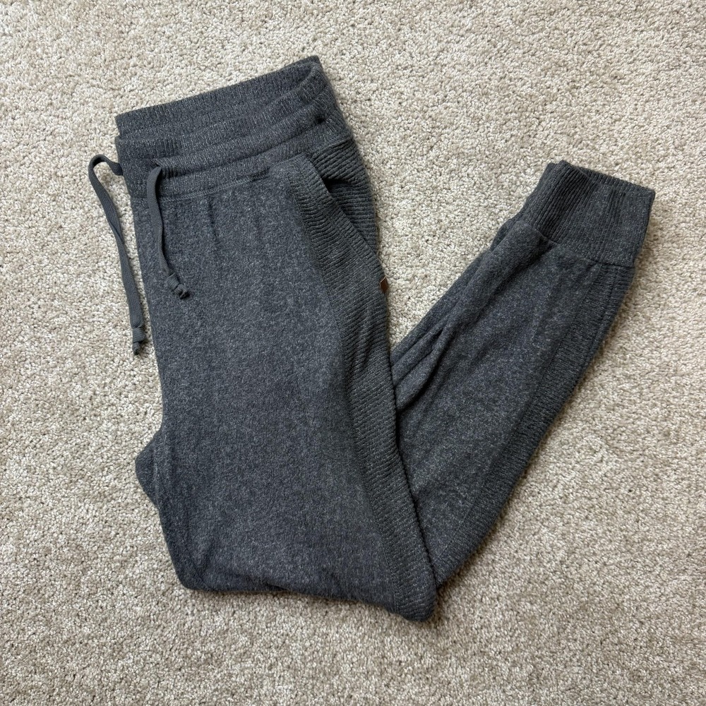 Rip Curl Jogger Pants Mens XL Gray Knit Tapered Leg Elastic Waist Lounge Casual